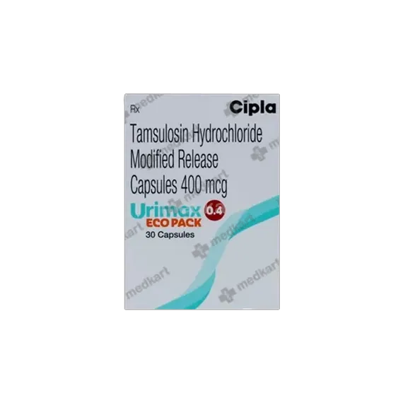 urimax 0.4mg capsule 30's